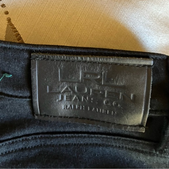 Ralph Lauren Black Mid-Rise Straight Leg Jeans Size 4 - Picture 5 of 7